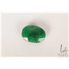 Image 1 : 10.82 ct Columbian emerald oval cut gemstone with certificate provided by consignor