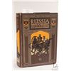 Image 4 : Russian Lomonosov four piece Imperial porcelain spice set and a hard cover book "Russia" by G. Dobso