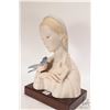 Image 3 : Cybis Porcelain "Madonna with Bird" bust 12" in height