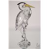 Image 2 : Swarovski crystal "Grey Heron" no. 221627, 6" in height. From the Feathered Friends Collection. Incl