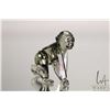 Image 1 : Swarovski smoked crystal "Gorilla Cub" no. 952504, 2 1/2" in height. Includes original box and a mir