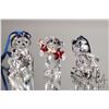 Image 3 : Four Swarovski crystal teddy bear hanging ornaments and an ornament hanger. Incudes original boxes