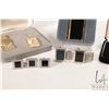 Image 3 : Selection of gent's jewellery including cufflinks tie pins, pendant plus Atco watch and a boxed ligh