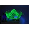 Image 2 : Two vintage Uranium glass reamers including lemon/ lime and an orange