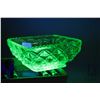 Image 1 : Vintage Uranium glass serving dish 5 1/2" square