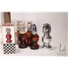 Image 4 : Forty four vintage Avon chess pieces half containing an amount of Avon gent's fragrance, some full. 