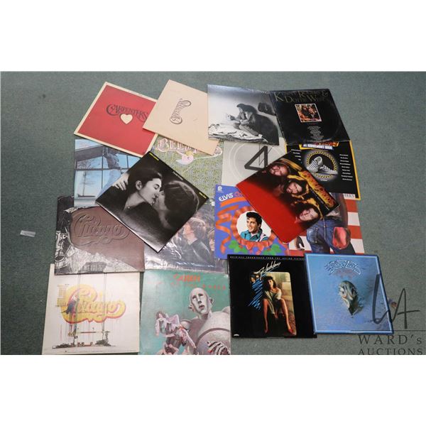 Seven vintage vinyl Elvis Lps including Elvis Elvis Presley, Separate Ways, Christmas Album, Blue Ch