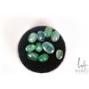 Image 1 : Parcel of mixed loose cut emerald gemstones, 10.5ct total weight with certificate provided by consig