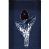 Image 4 : Four Swarovski crystal collectible tulips, each 3 1/2" in length plus two sets of 9 mini tulips and 
