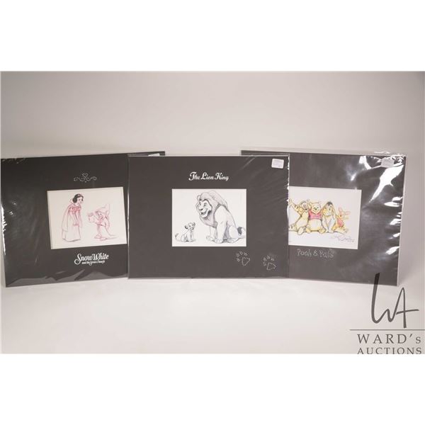 Swarovski Crystal and Disney limited edition lithographs including Snow White and the Seven Dwarfs, 