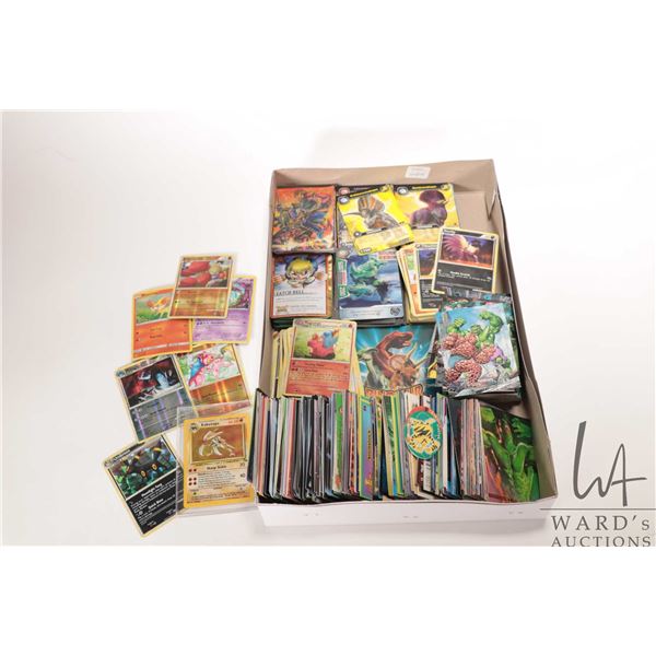 Large selection of trading cards including Marvel, Pokemon, Dinosaur King, Zatchbell etc.