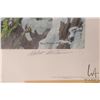 Image 3 : Robert Bateman, unframed limited edition print titled "At the Cliff-Bobcat" , C.E. 2201/3500, pencil