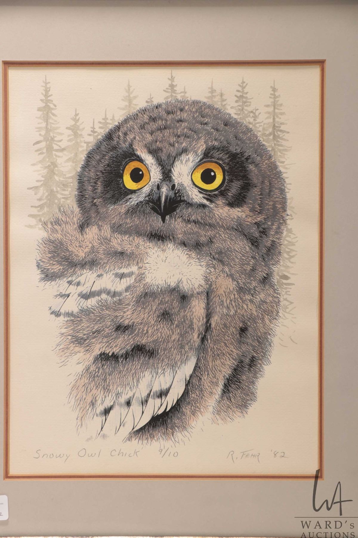 Artist R Fehr Randy Fehr, two framed limited edition prints including