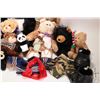 Image 2 : Selection of teddy bear stuffies including Curly Critters, Build-A-Bear, Russ, Keel Toys,Starbucks C