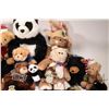 Image 4 : Selection of teddy bear stuffies including Curly Critters, Build-A-Bear, Russ, Keel Toys,Starbucks C