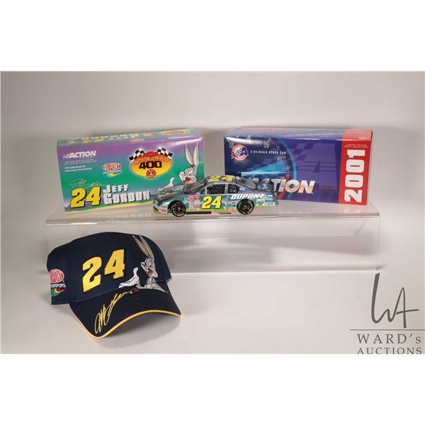 Jeff Gordon #24, 2001 Du Pont 400 Looney Tunes 1: 24 scale stock car, one of 75,000 plus a Du Pont M