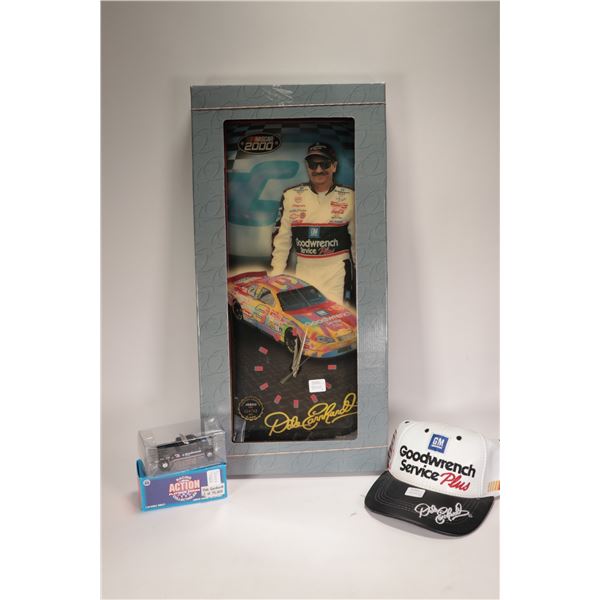 Dale Earnhardt llimited edition Quartz wall clock no. 4740 of 5000, 23" X 11" overall dimensions and