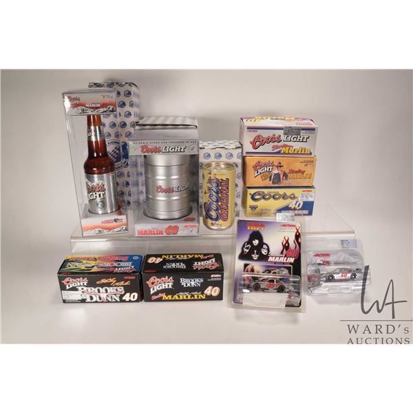 Selection of Sterling Martin #40 Coor Light collectible 1: 64th scale limited edition die-cast cars 
