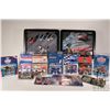 Image 1 : Eleven 1: 64 scale die cast collectible Jeff Gordon race cars 2004-2006 and two framed photographic 