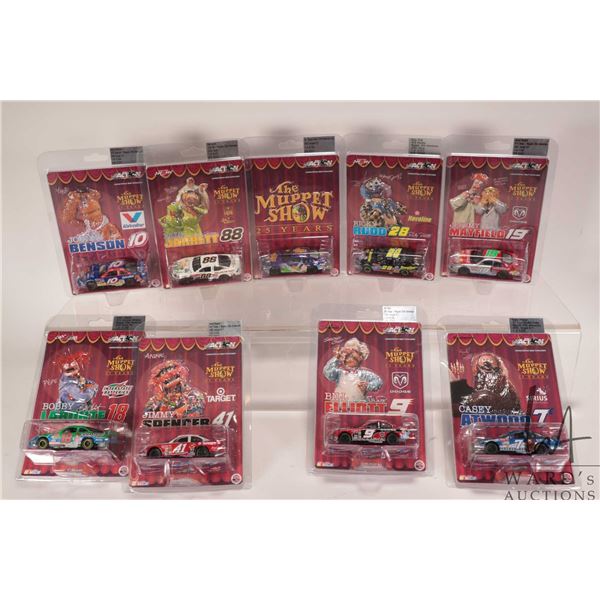 Nine1: 64 scale die cast collectible Muppet Show race cars including Fozzy Bear, Miss Piggy, Beaker,