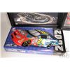 Image 4 : Three Nascar collectibles including Action car themed wall display and two framed coloured photograp