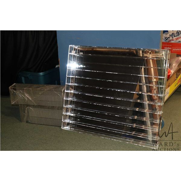 Selection of display cases acrylic collectible car display cases including 23 1/2" X 26 1/2" display