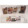 Image 1 : Seven 1: 64 scale die cast collectible cars including six Dale Jarrett 2001-2005 race cars and a UPS