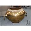 Image 1 : Large quality brass double handled jardiniere, 14" in height and approximately 26" in diameter