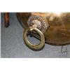 Image 2 : Large quality brass double handled jardiniere, 14" in height and approximately 26" in diameter