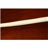 Image 9 : Male Narwhal tusk with nice even twist, good colouring, fairly straight and slightly rounded but not