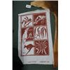 Image 4 : Simulated kangaroo pelt and three Australian Flora & Fauna, The Graphic Factory linen cloths