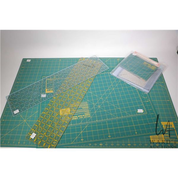 Selection of self healing rotary cutting mats including 35" X 24", 18" X 12", 23" X 17" plus a selec