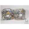 Image 1 : Two bags of costume jewellery for upcycling and jewellery design