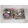 Image 1 : Two bags of costume jewellery for upcycling and jewellery design