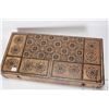 Image 2 : Syrian/ Middle Eastern parquetry and marquetry game board for chess, checkers and backgammon. Includ
