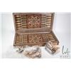 Image 3 : Syrian/ Middle Eastern parquetry and marquetry game board for chess, checkers and backgammon. Includ