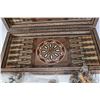 Image 6 : Syrian/ Middle Eastern parquetry and marquetry game board for chess, checkers and backgammon. Includ