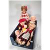 Image 1 : Selection of vintage and collectible dolls including Ideal Shirley Temple, small Mattel doll, Englis