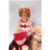 Image 2 : Selection of vintage and collectible dolls including Ideal Shirley Temple, small Mattel doll, Englis