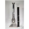 Image 4 : Antique silverplate Corinthian column table lamp base 22"