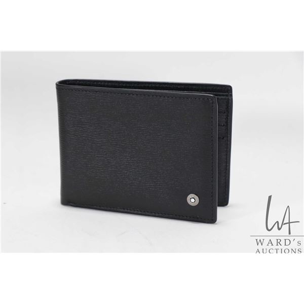 Gent's grain wallet marked Montblanc Note: buyers must satisfy themselves as to authenticity. Feel f