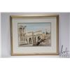 Image 2 : Henry Heine, SCMA, RSMA framed original watercolour painting of the library at Ephesus, Turkey, 10 1