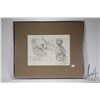 Image 2 : Robert Ralph Carmichael, framed ink on paper drawing snake and goose, 10 3/4" 14 1/2"