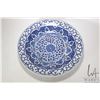 Image 2 : Large Bombay Company blue and white charger, 20 1/2" in diameter