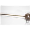 Image 4 : Antique brass instrument with heavy weighted ball on one end, large brass float and wooden handle. C