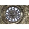 Image 4 : Antique French Eugene Farcot Renaissance revival repousse brass wall clock with enameled Roman numer
