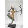 Image 6 : Vintage Thai gilt bronze figure of Prince Rama "Rama shooting his arrow", 18" in height