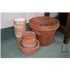 Image 1 : Collection of clay pots