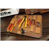 Image 3 : Technician's service call tool brief case with tools and four cabinet maker's clamps including two J