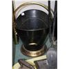 Image 3 : Three antique sadirons, three piece companion set plus coal hod with brush